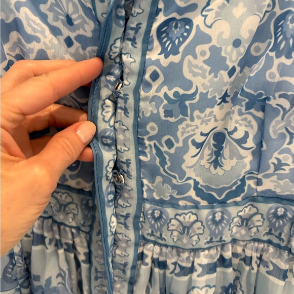 Gretchen Scott Designs Light Blue Midi Dress - Picture 8 of 8